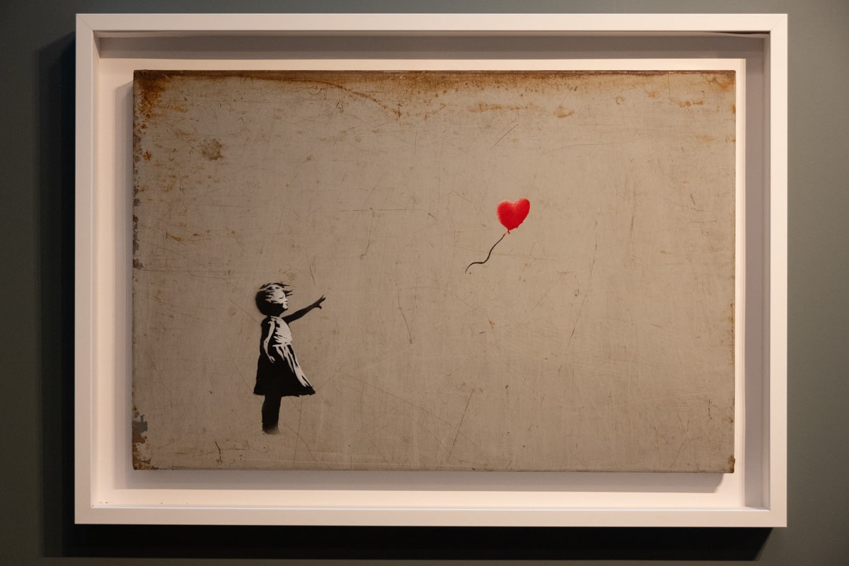 œuvre de Banksy au Moco Museum