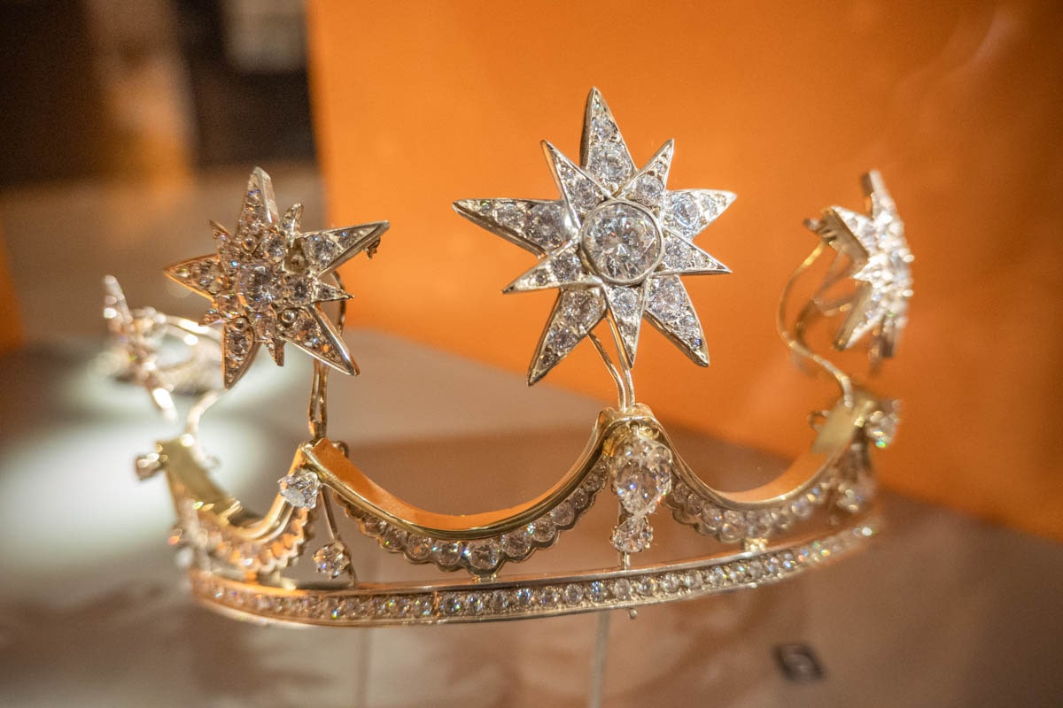 Couronne exposée au Musée du Diamant à Amsterdam