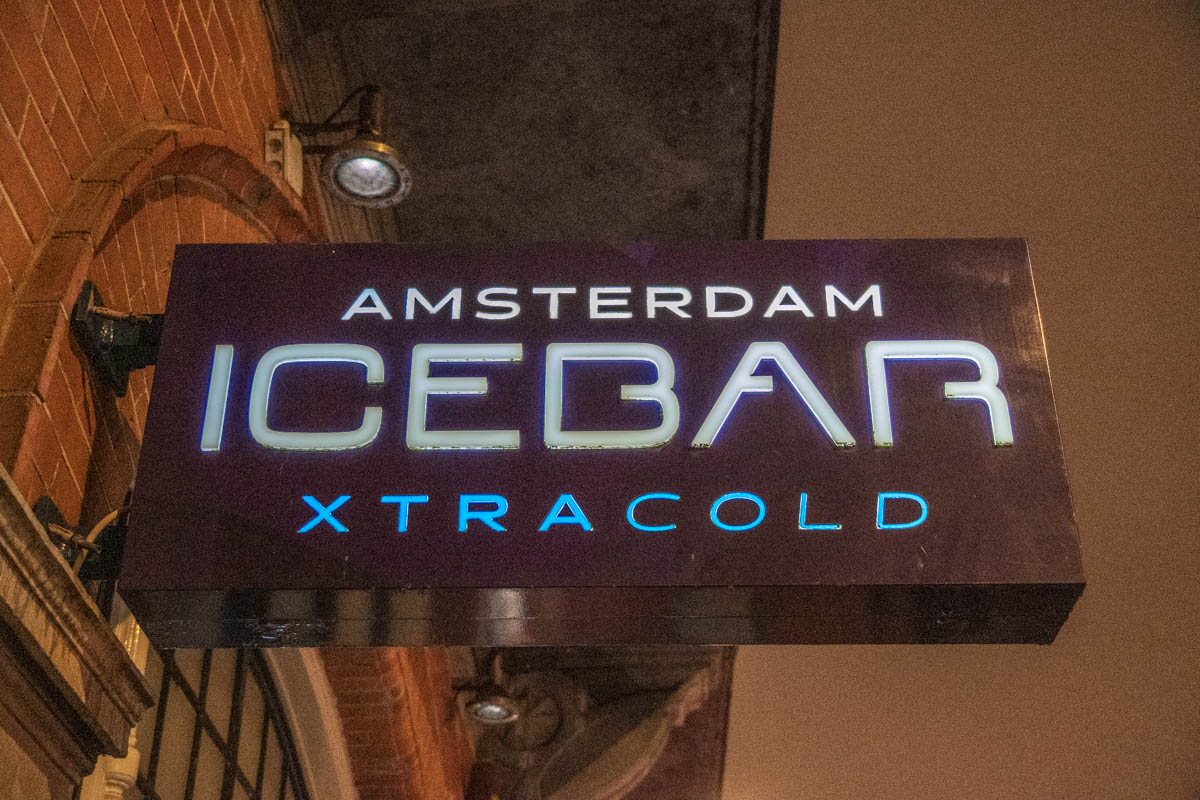 Panneau de Icebar Xtradcold à Amsterdam