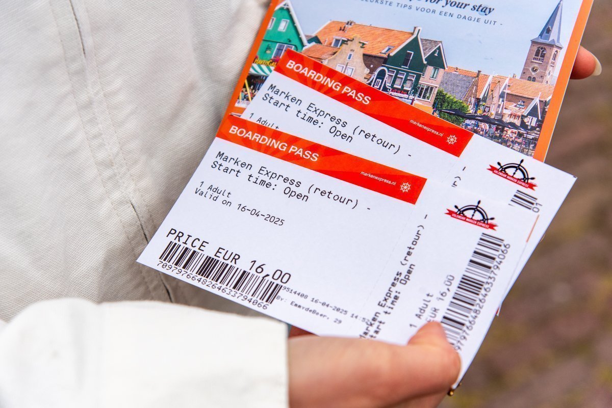 Tickets pour le bateau vers Marken