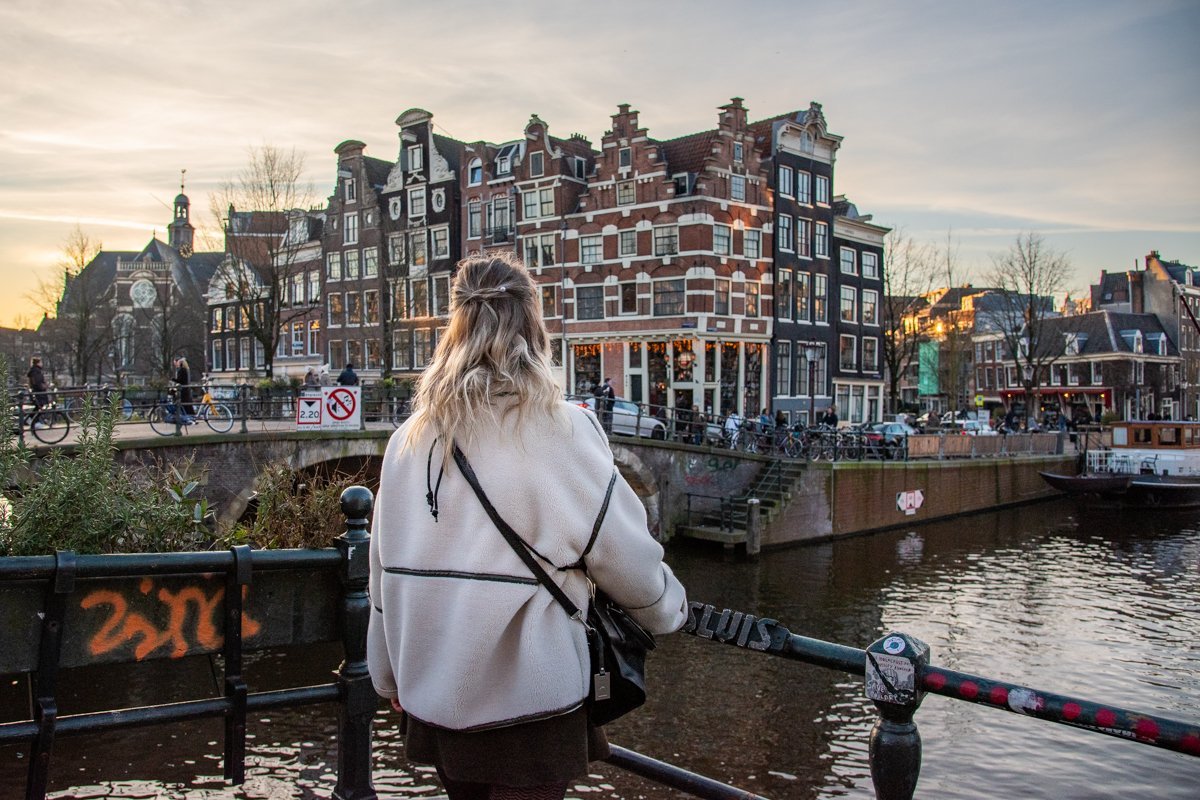 Boucle des canaux à Amsterdam