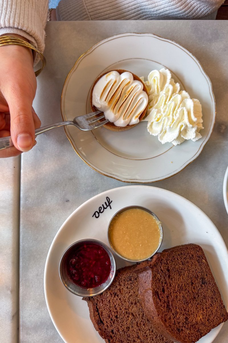 Desserts au restaurant Oeuf
